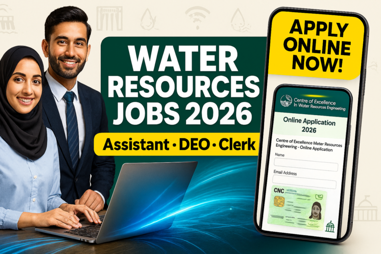 Centre of Excellence in Water Resources Engineering Jobs 2026 – Apply Online for Assistant, DEO & Clerk