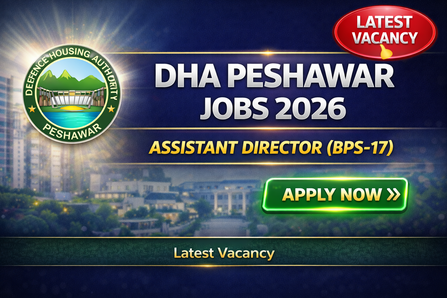 DHA Peshawar Jobs 2026