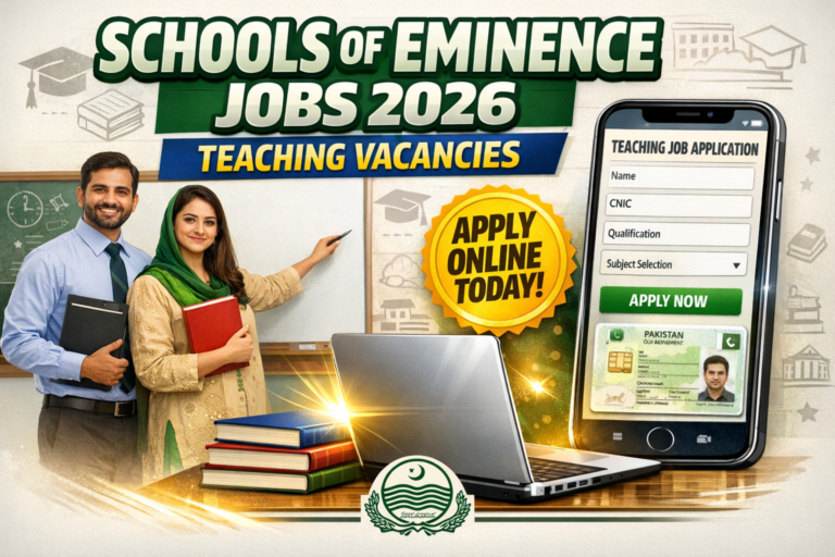 Nawaz Sharif Schools of Eminence Teaching Jobs 2026 – Apply Online